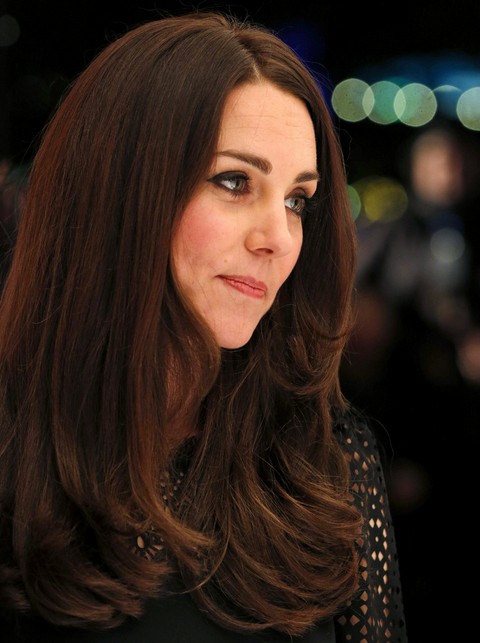 Kate Middleton Hairstyles: 2014 Long Wavy Hairstyle